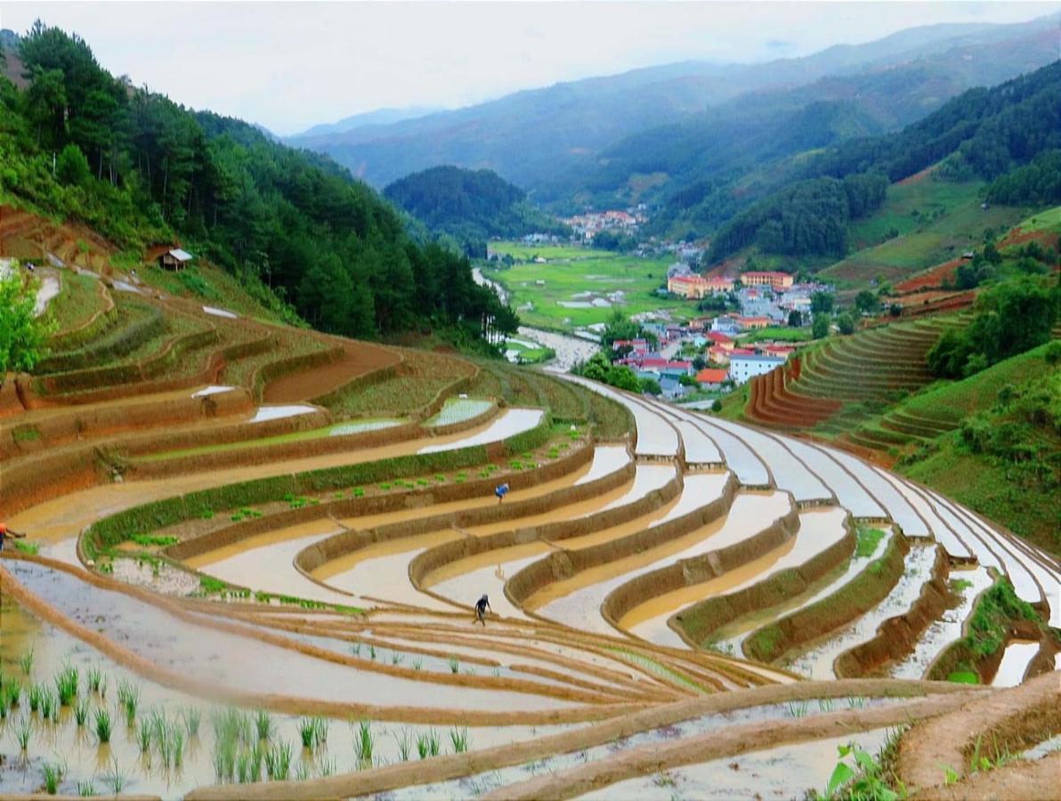 Dong Suoi H'Mong Homestay & Bungalow - Trek & Vegetarian Food Mu Cang Chai Exterior foto