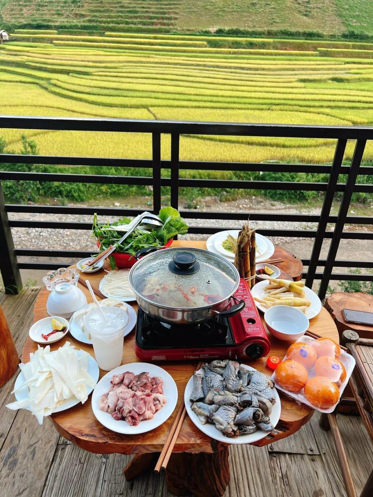 Dong Suoi H'Mong Homestay & Bungalow - Trek & Vegetarian Food Mu Cang Chai Exterior foto