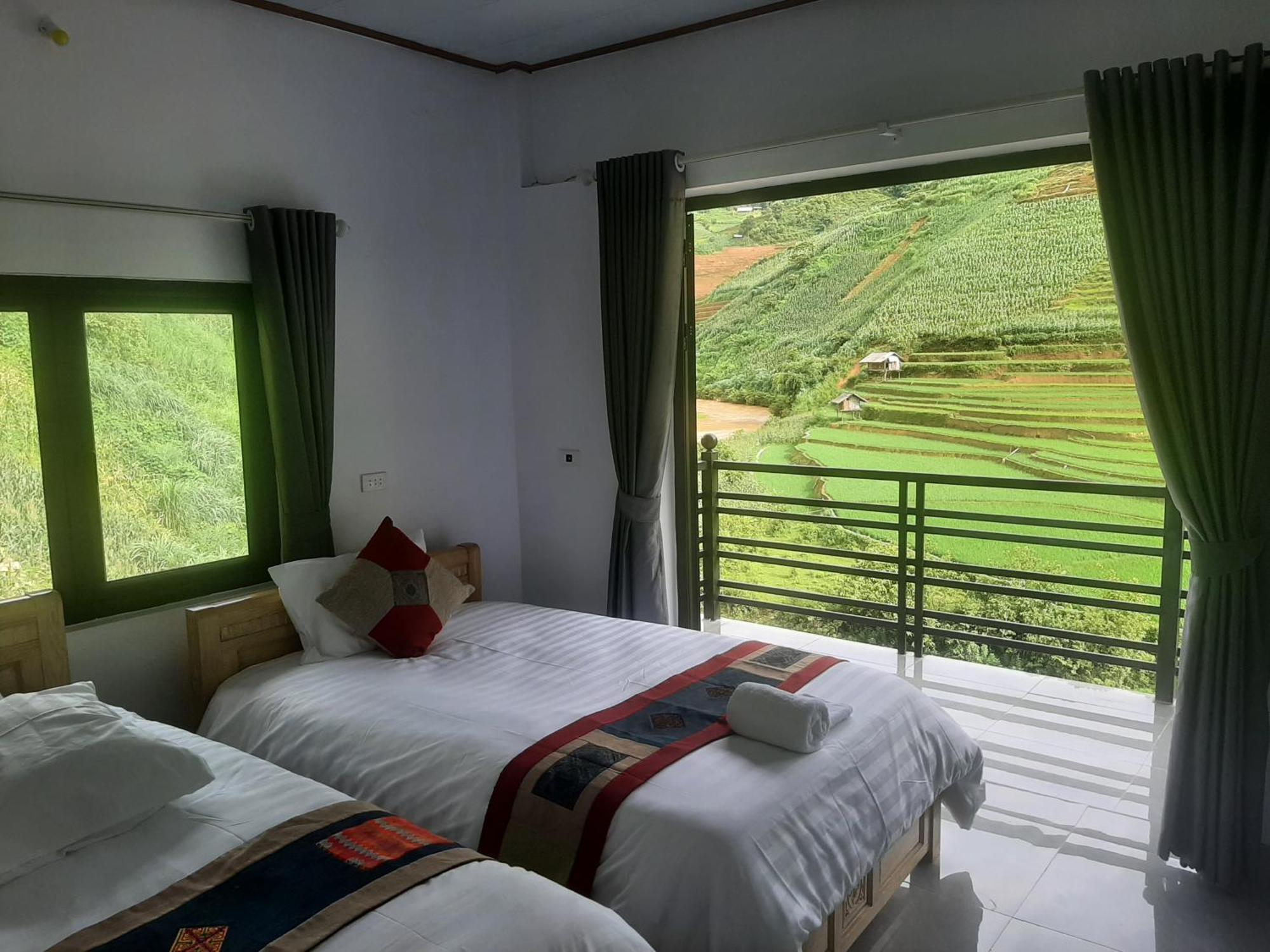 Dong Suoi H'Mong Homestay & Bungalow - Trek & Vegetarian Food Mu Cang Chai Exterior foto