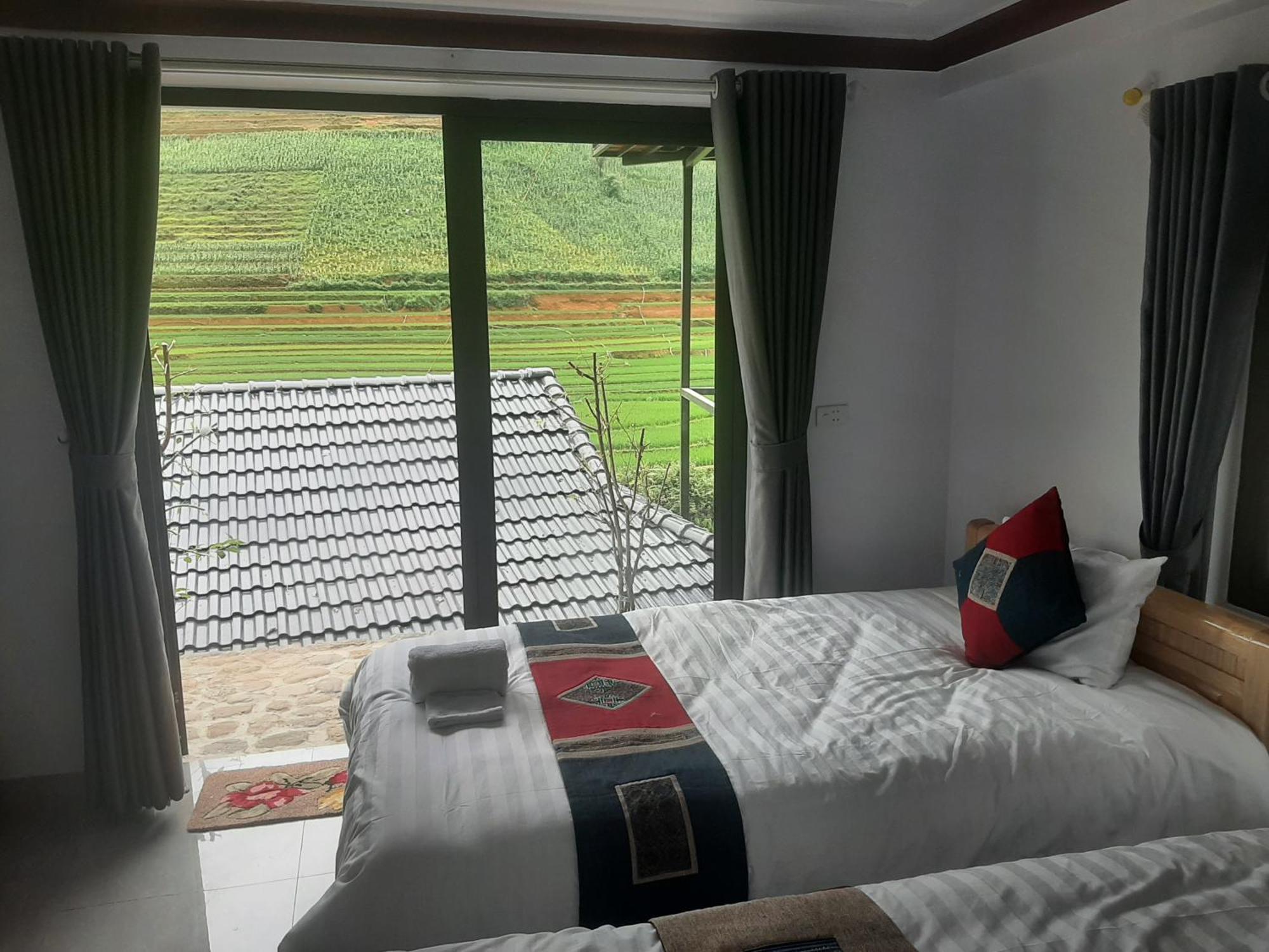 Dong Suoi H'Mong Homestay & Bungalow - Trek & Vegetarian Food Mu Cang Chai Habitación foto